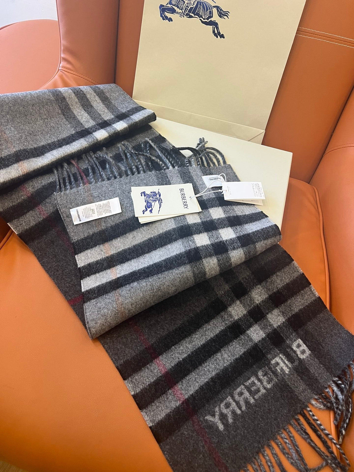 BBR SCARF 168 CM IN CASHMERE 489961