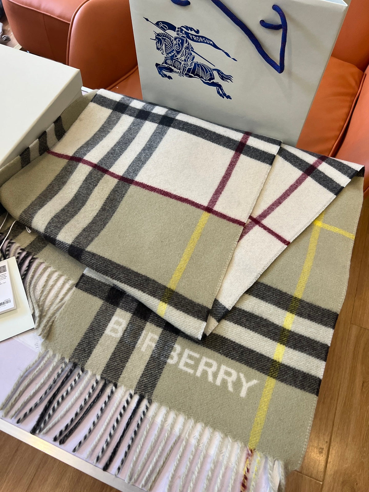 BBR SCARF 168 CM IN CASHMERE 489963