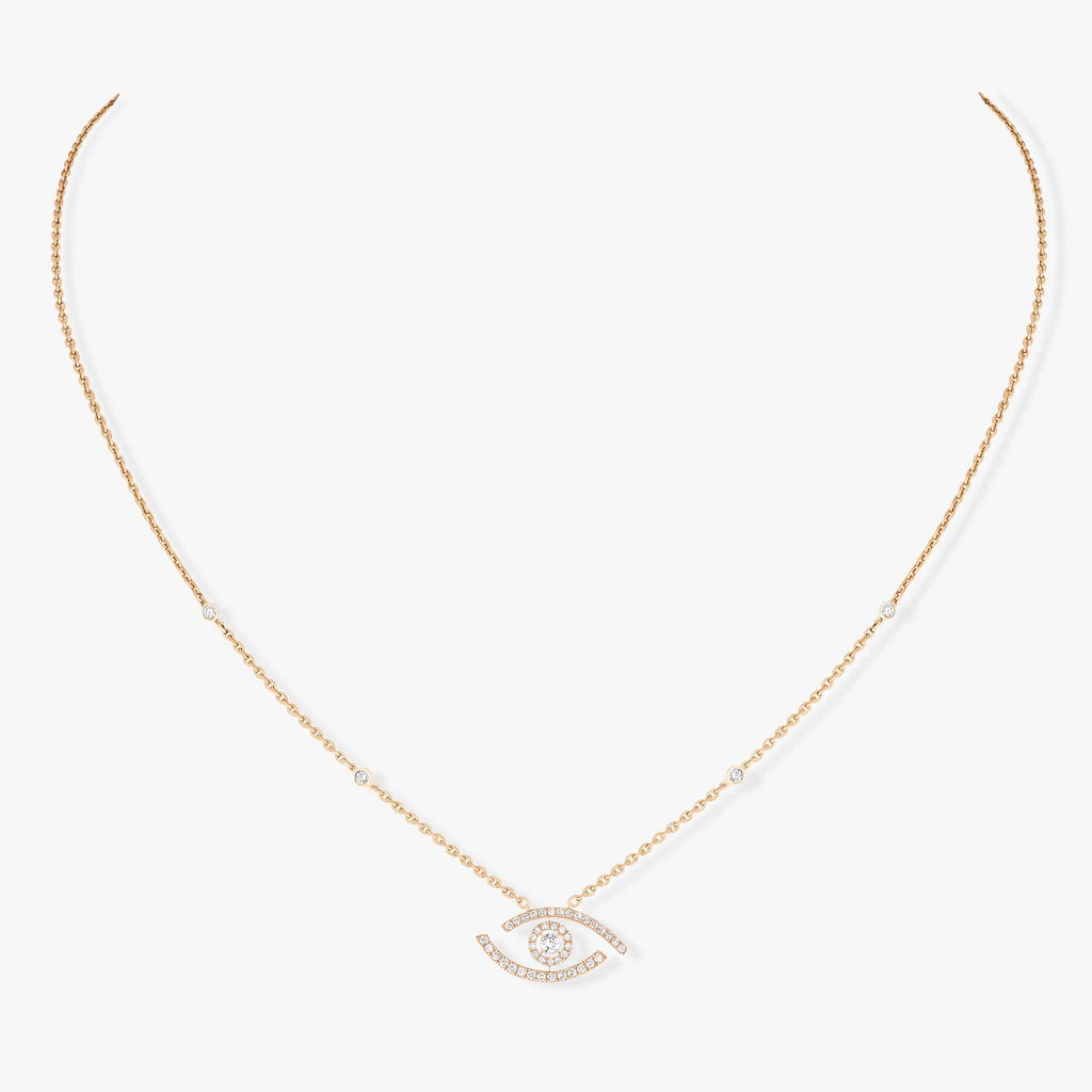 LUCKY EYE PAVED NECKLACE DIAMOND