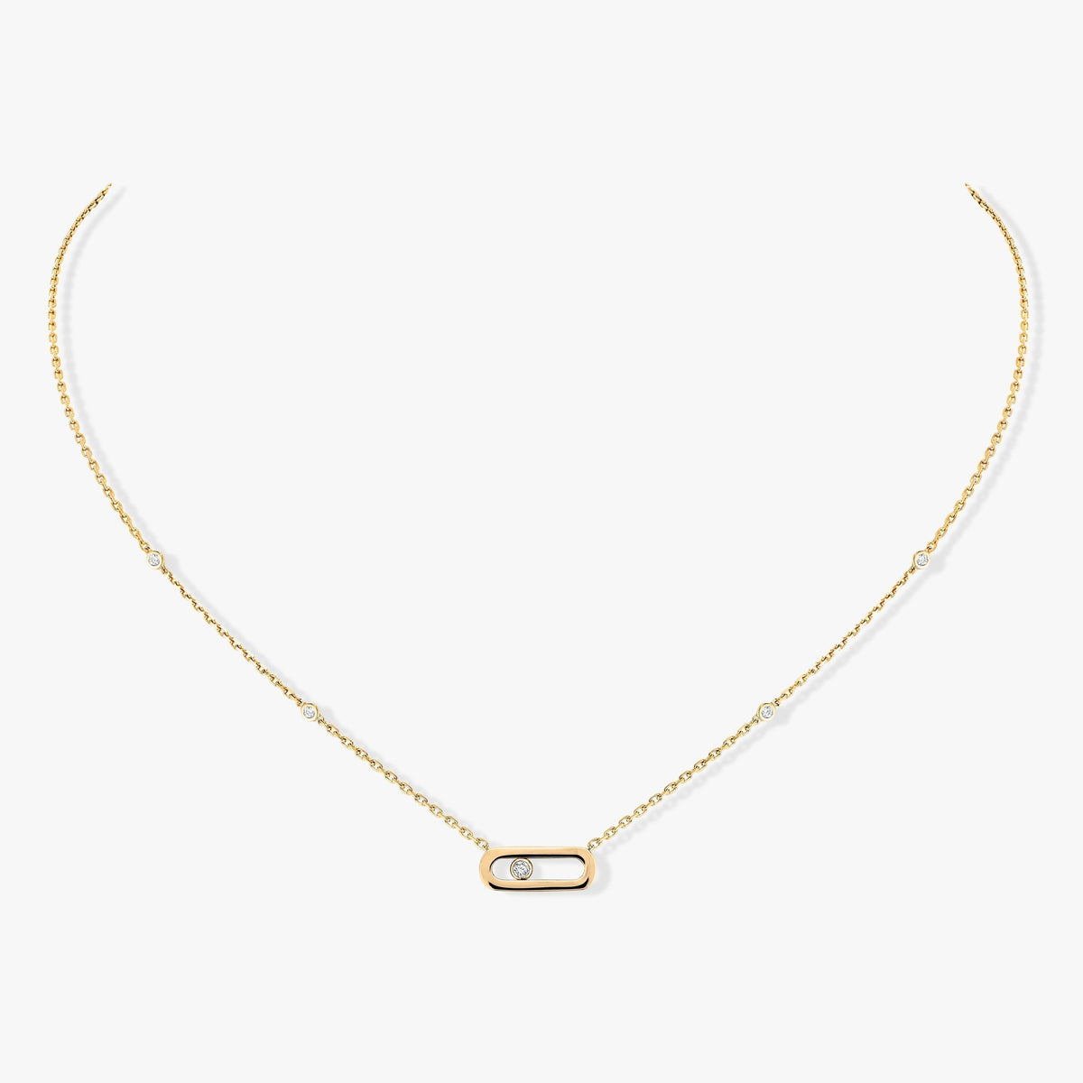MOVE UNO DIAMOND NECKLACE