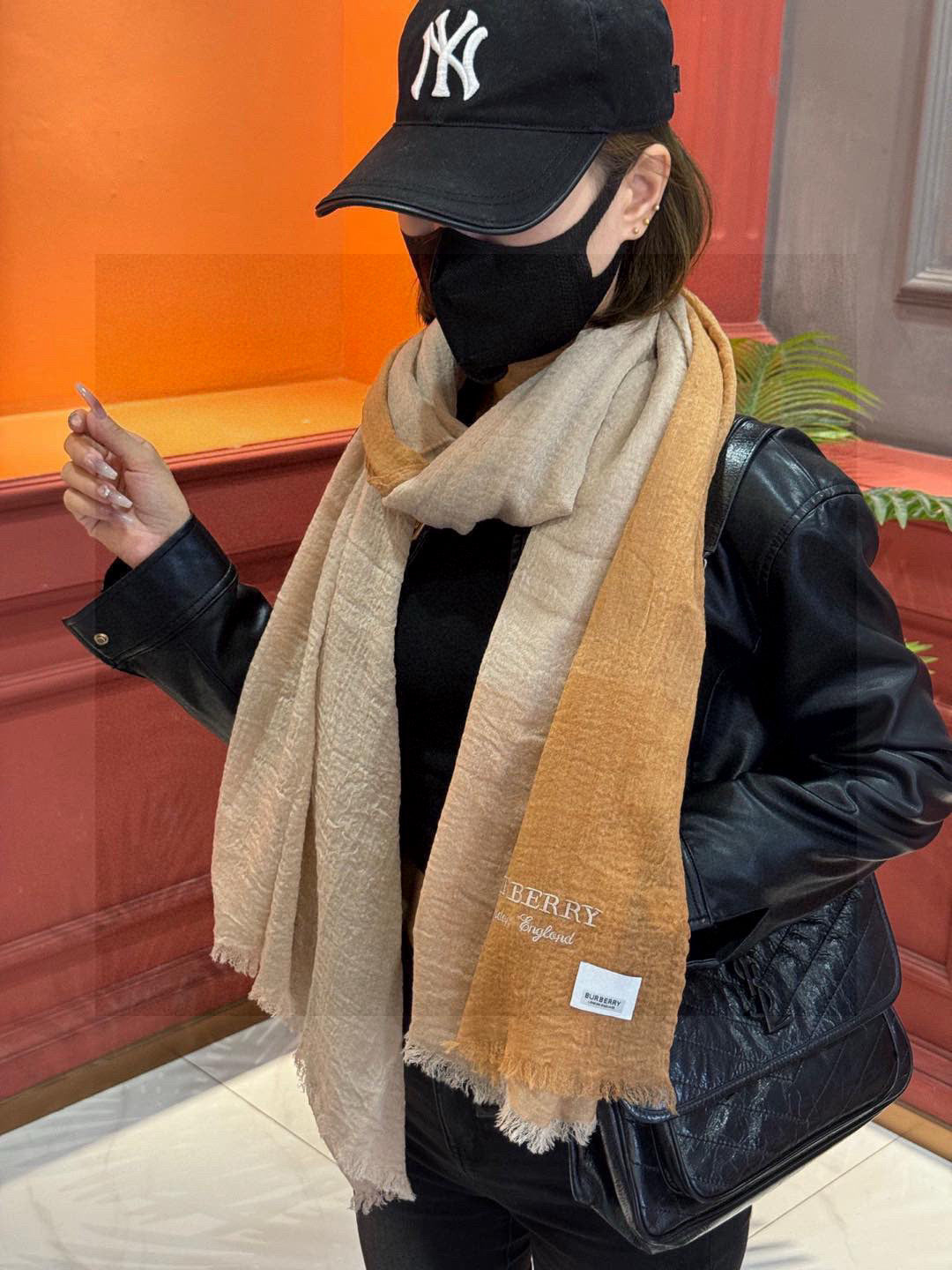 BBR SCARF 180 CM IN CASHMERE 718527