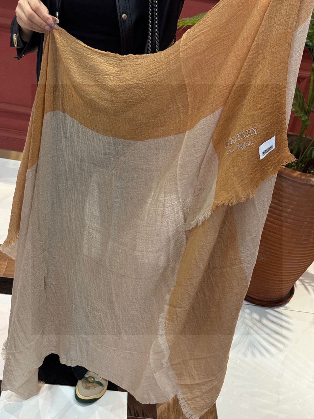BBR SCARF 180 CM IN CASHMERE 718527