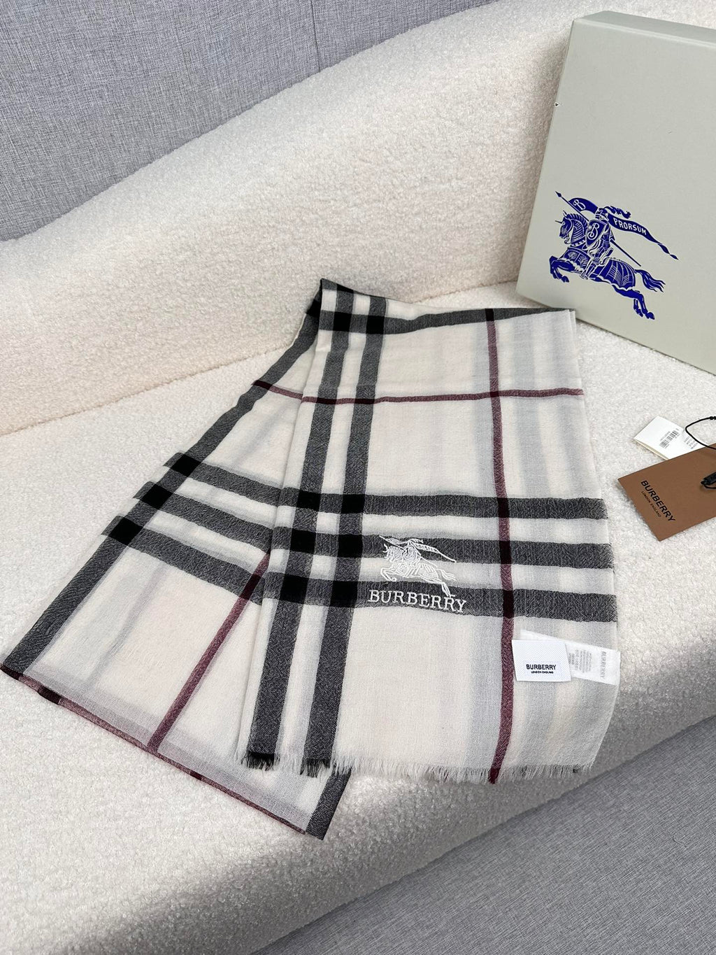 BBR SCARF 220 CM IN CASHMERE 490971