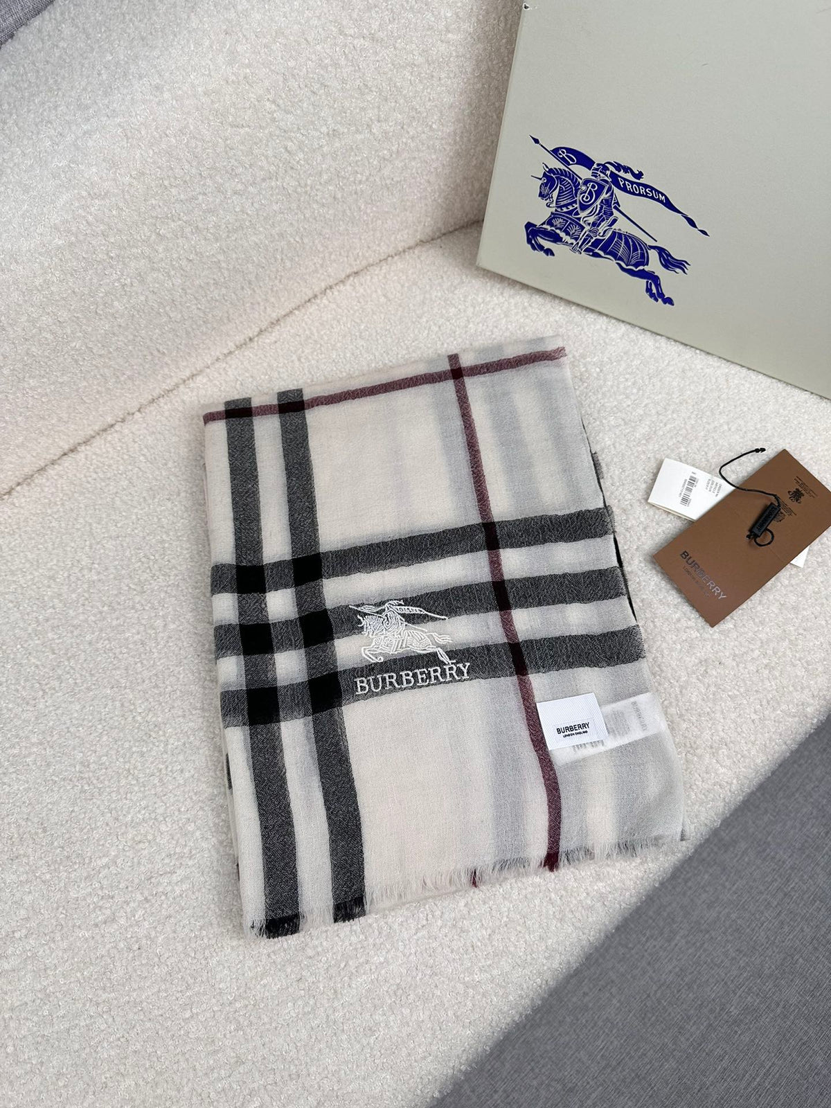 BBR SCARF 220 CM IN CASHMERE 490971