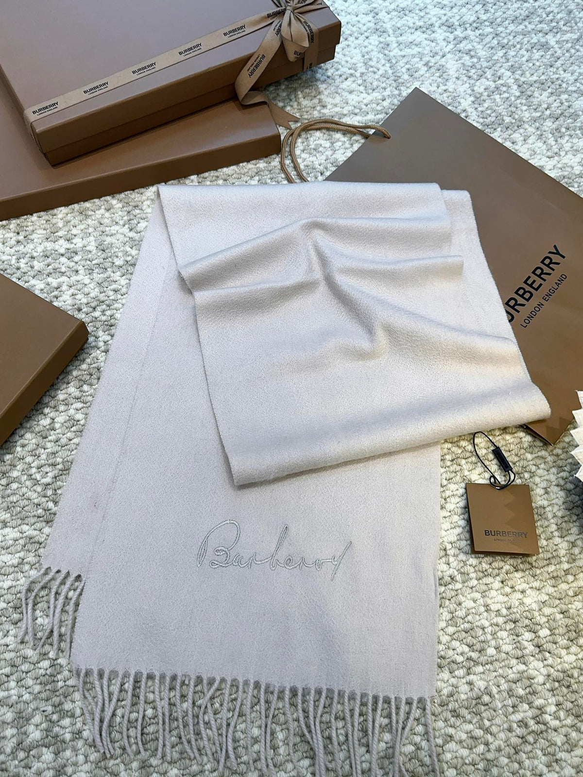 BBR SCARF 190 CM IN CASHMERE 525905