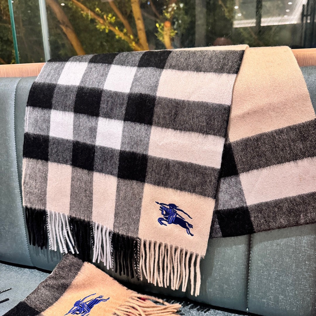 SCARF 180 CM IN COLORFUL CASHMERE 410340