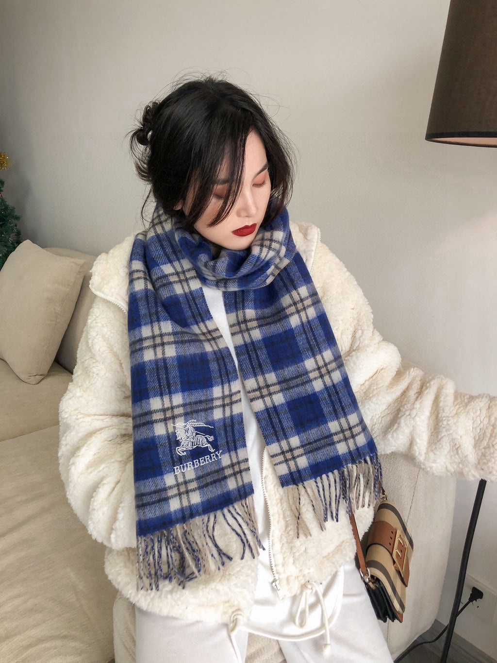 BBR SCARF 190 CM IN CASHMERE 488275