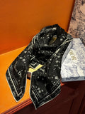DIOR SCARF 140 CM IN SILK-CASHMERE BLEND 735816