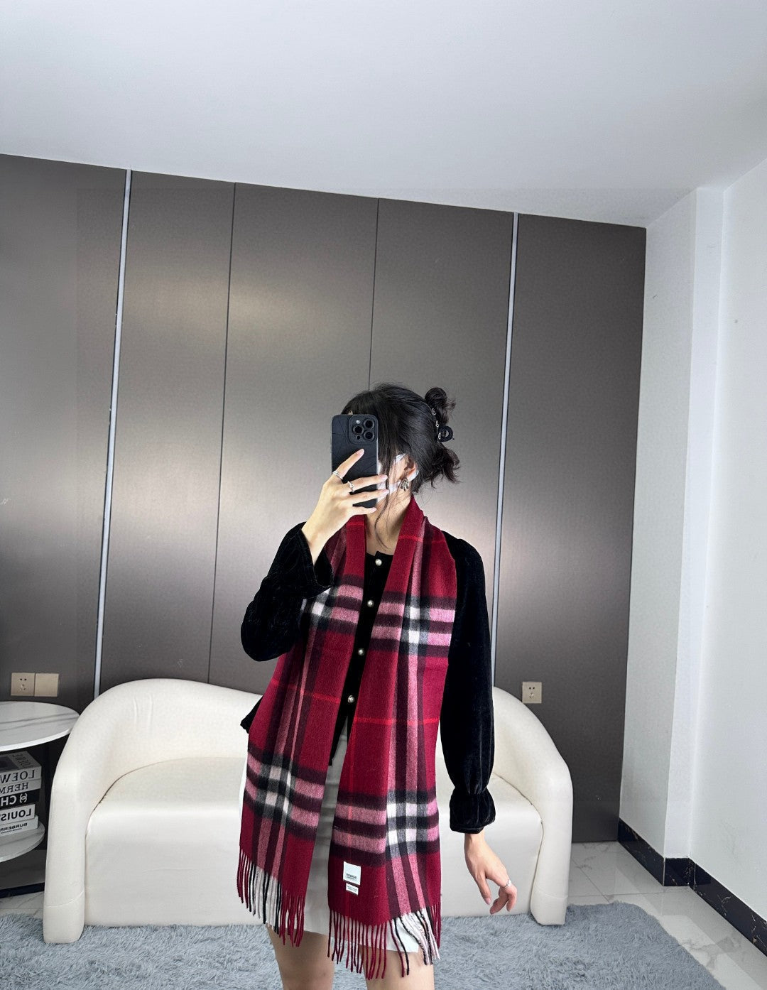 BBR SCARF 180 CM IN CASHMERE 543353