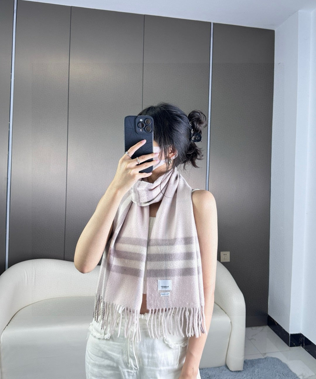 BBR SCARF 180 CM IN CASHMERE 543354