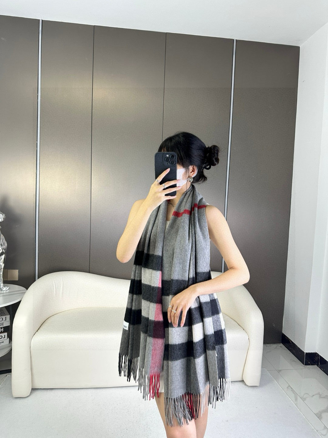 BBR SCARF 180 CM IN CASHMERE 576740