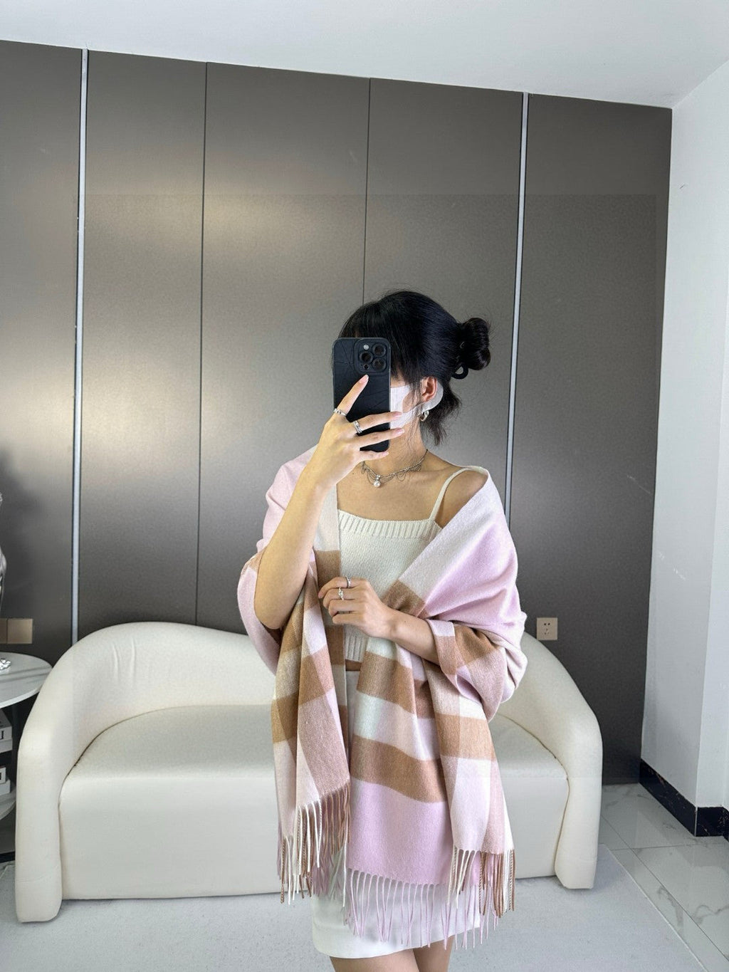 BBR SCARF 200 CM IN CASHMERE 726425