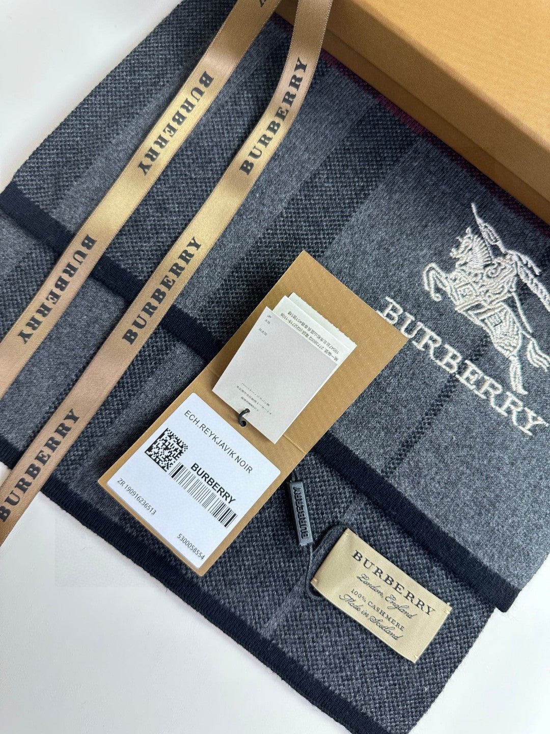 BBR SCARF 180 CM IN CASHMERE 730658