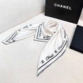 CHANEL 25S SCARF 90 IN SILK 732122